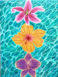 Aqua Florals