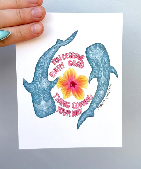 Whale Shark Postcard